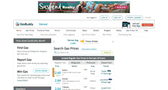 Desktop Screenshot of denvergasprices.com